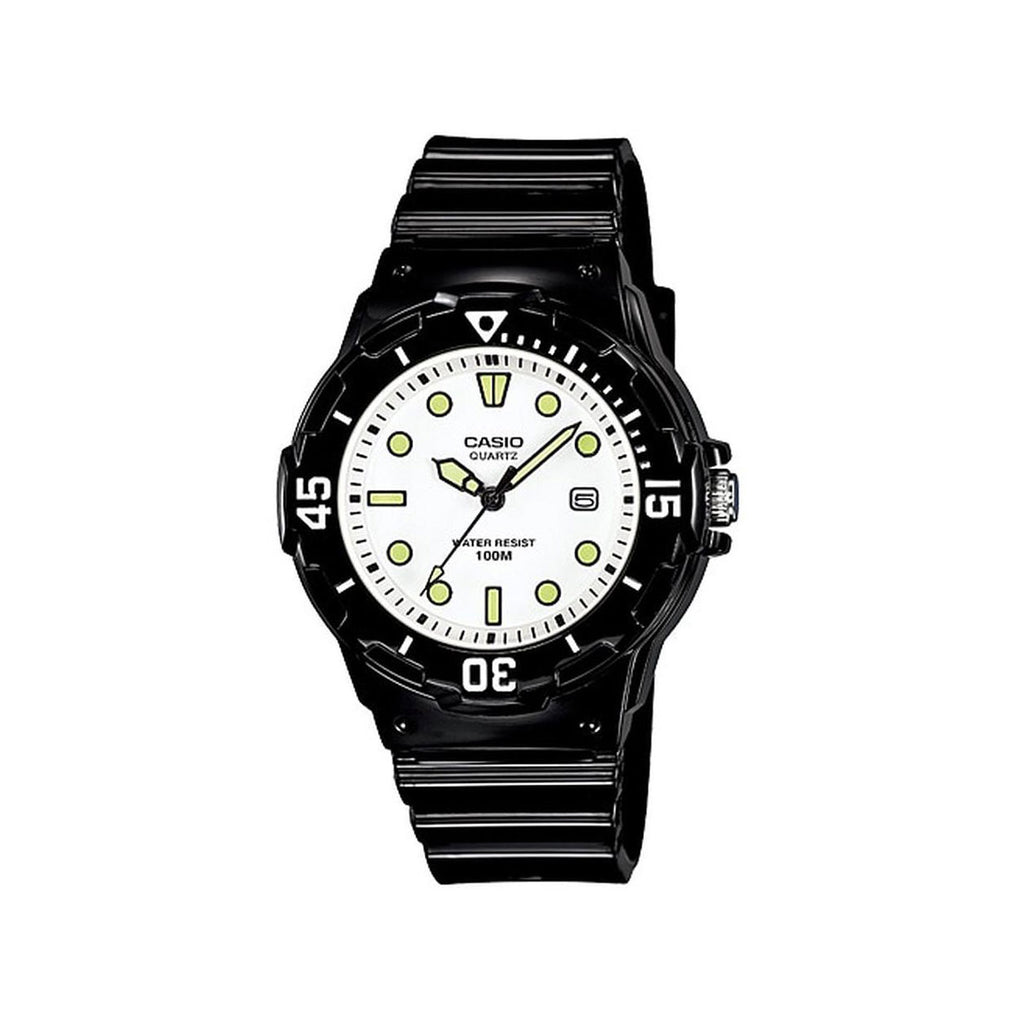 Casio Black Resin Analogue Watch LRW200H-7E1