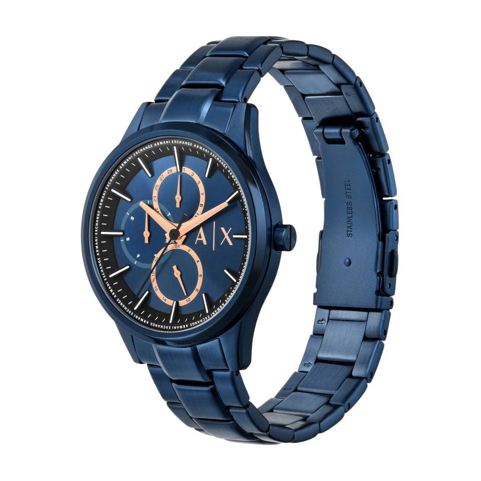 Armani Exchange 'Dante' Multi-Function Blue Watch AX1881