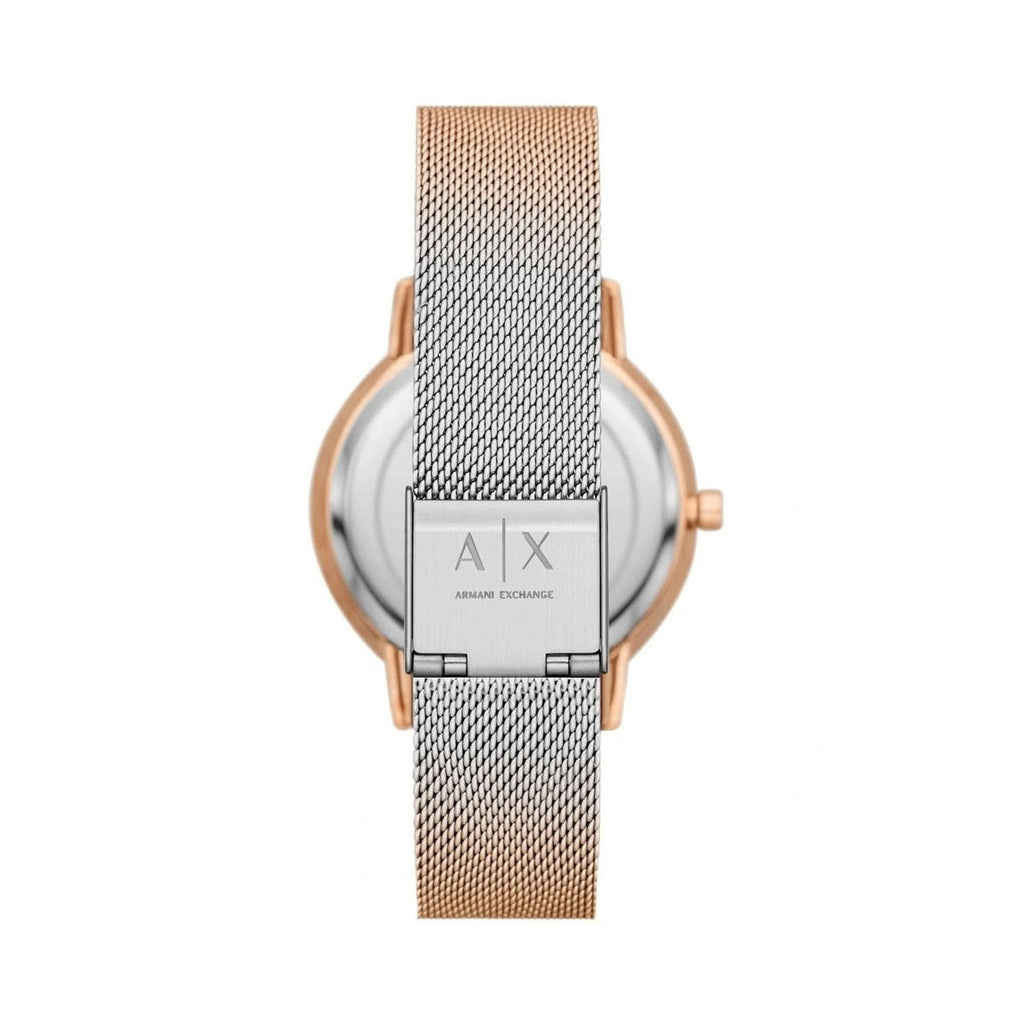 Armani Exchange 'Lola' Rose Tone Mesh Analogue Watch AX5617