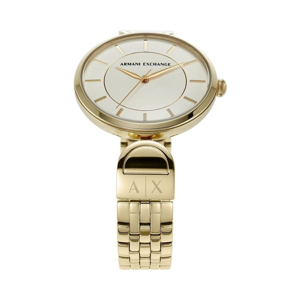 Armani Exchange 'Brooke' Gold Tone Analogue Watch AX5385