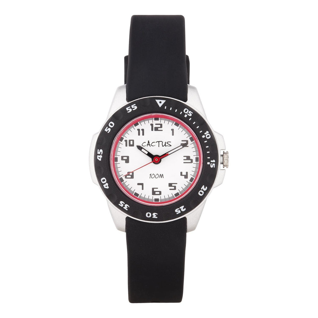 Cactus Reef Black Silicone Watch CAC132M01