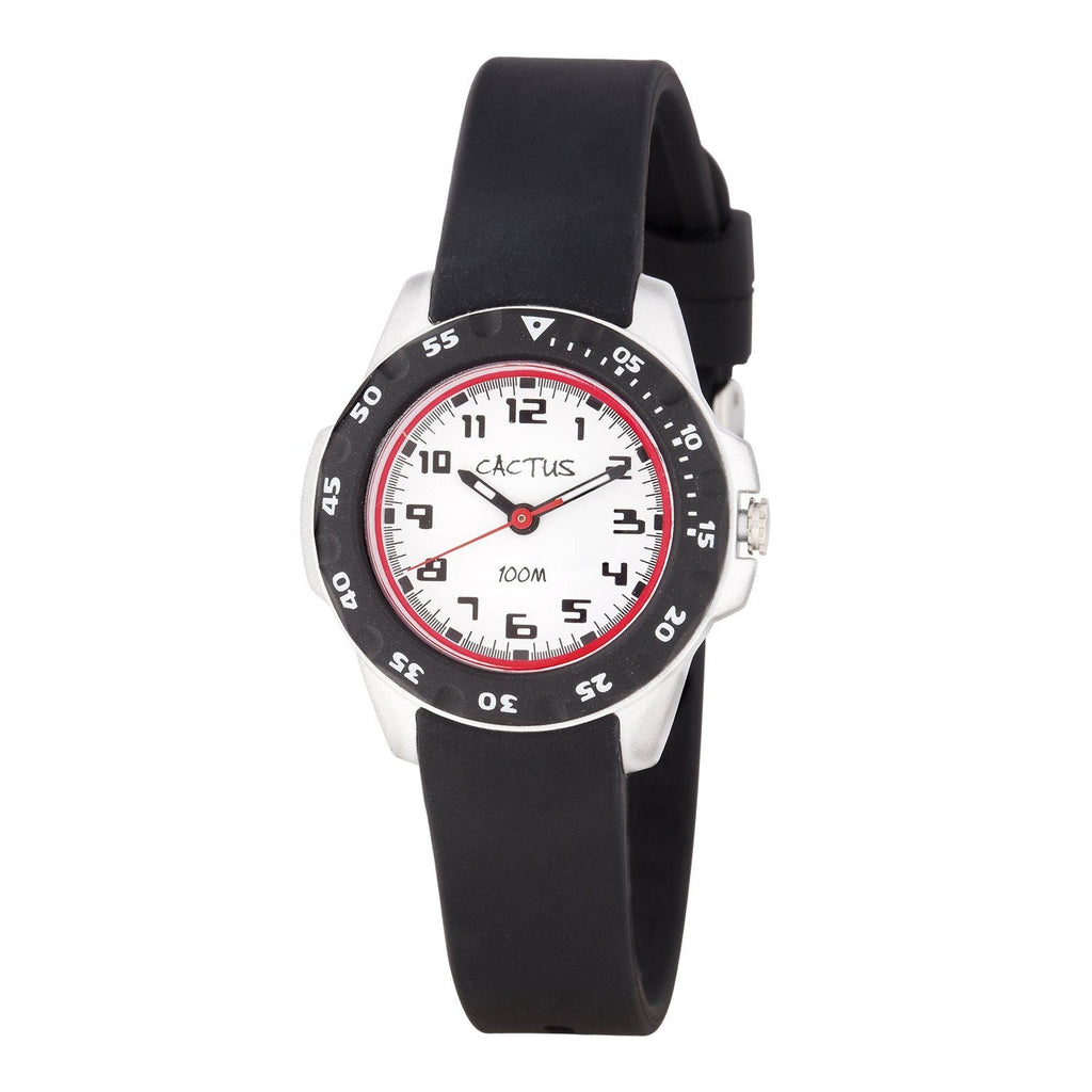 Cactus Reef Black Silicone Watch CAC132M01