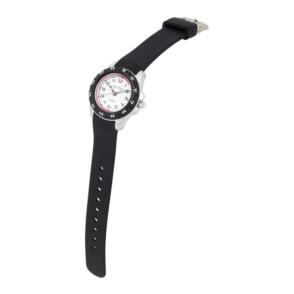 Cactus Reef Black Silicone Watch CAC132M01