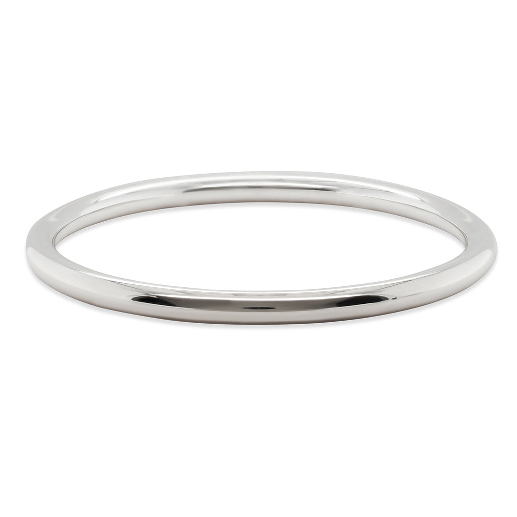 Sterling Silver Solid Golf Bangle 65mm