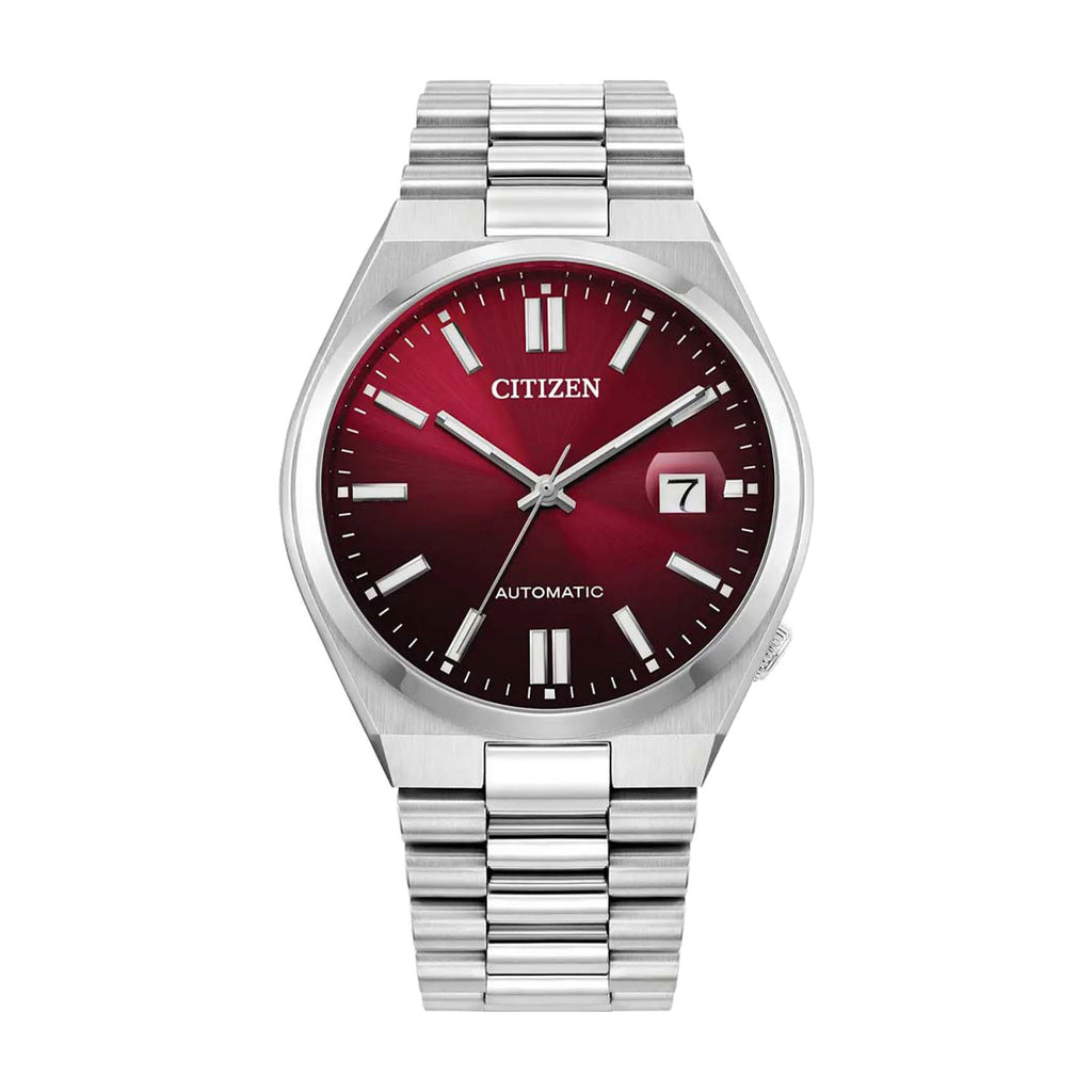 Citizen 'Tsuyosa' Automatic Burgundy Dial Watch NJ0150-56W