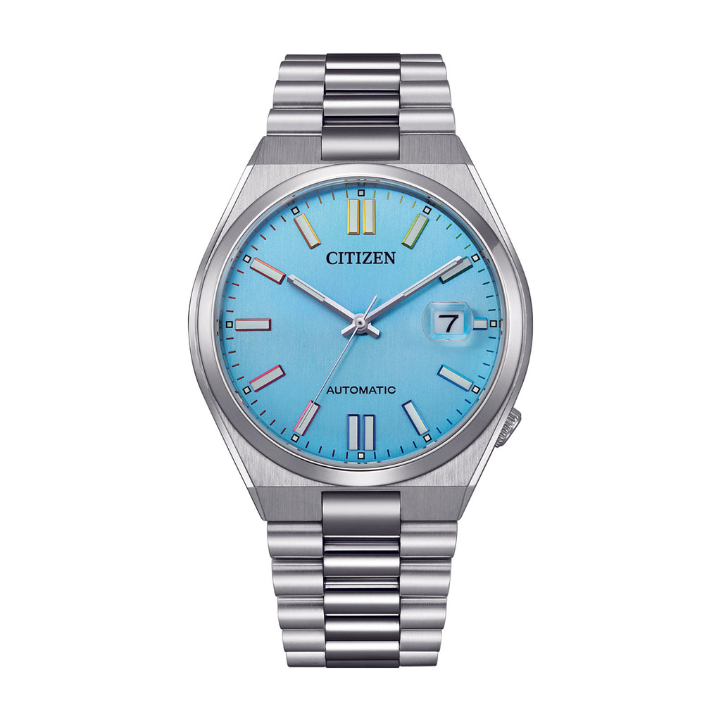 Citizen 'Tsuyosa' Automatic Blue Rainbow Dial Watch NJ0151-5