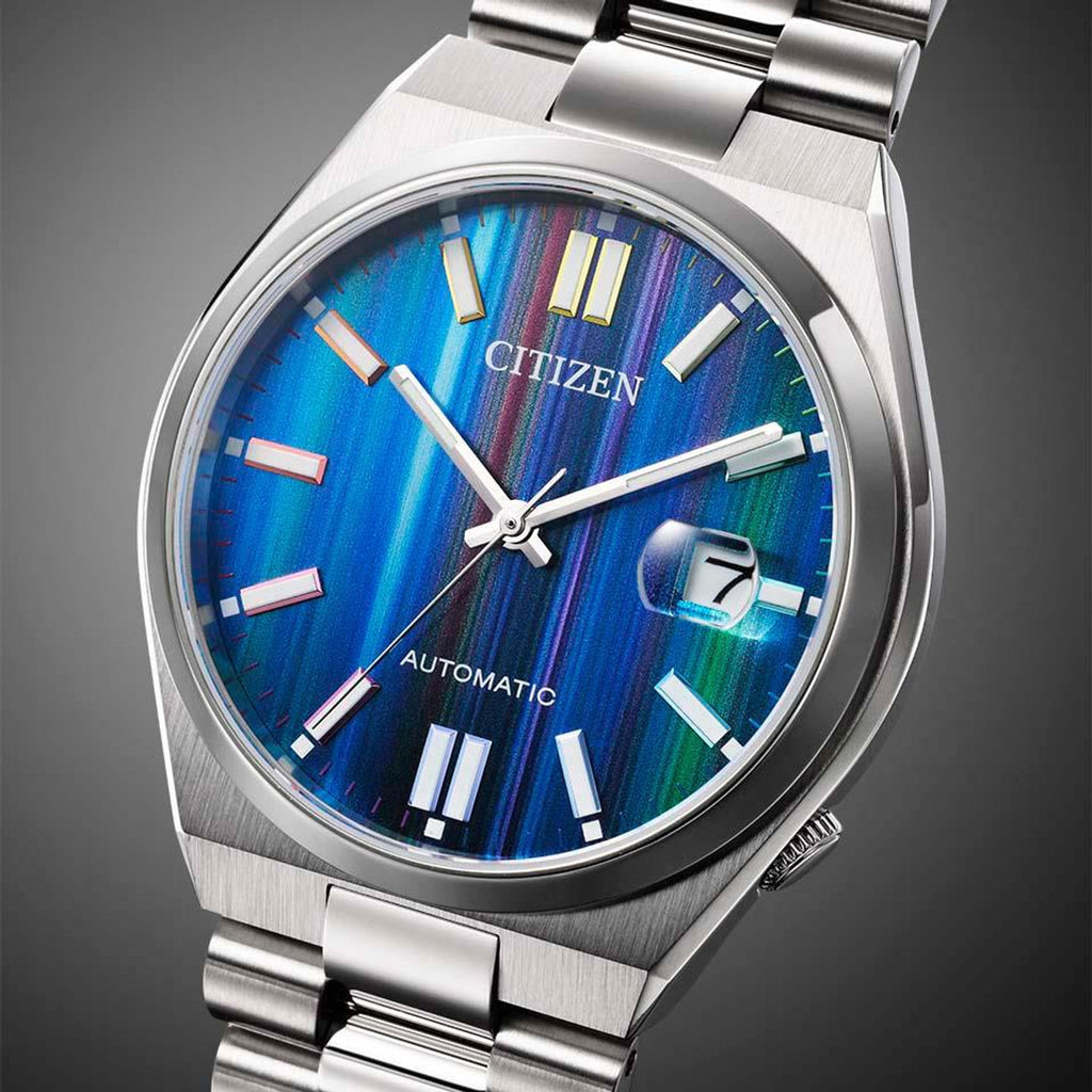 Citizen 'Tsuyosa' Automatic Blade Rainbow Dial Watch NJ0151-