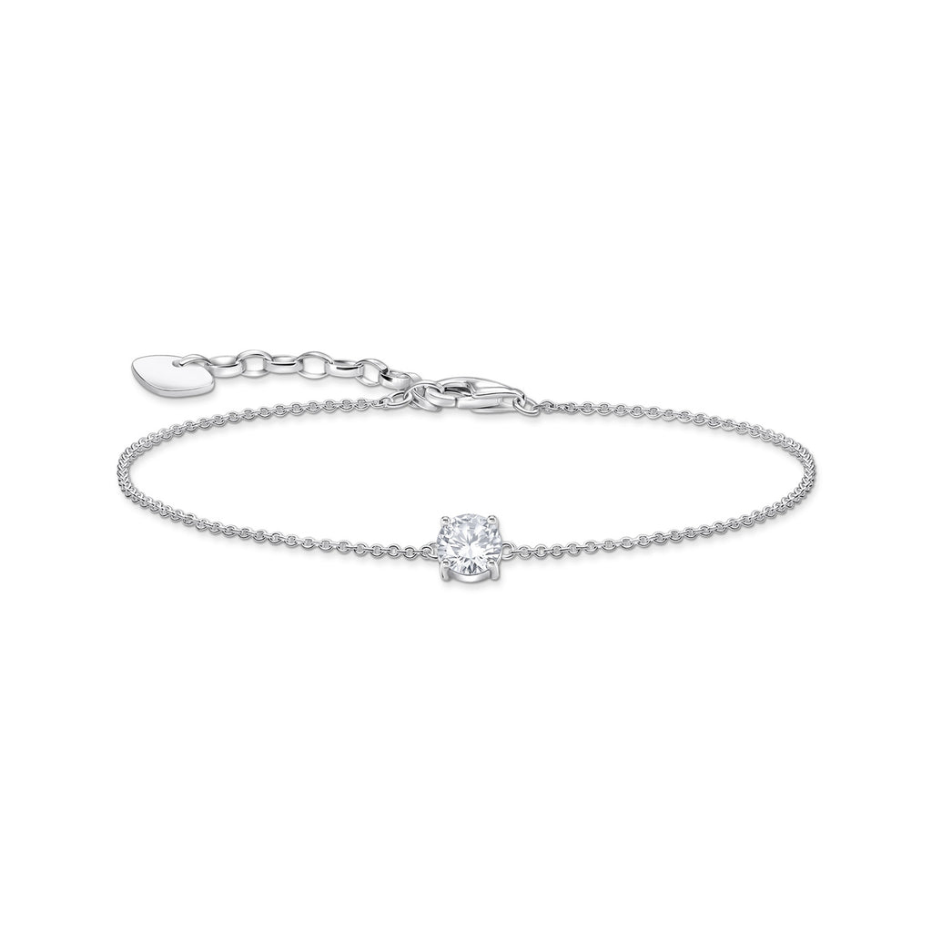 Thomas Sabo Sterling Silver Round Cubic Zirconia Bracelet TA