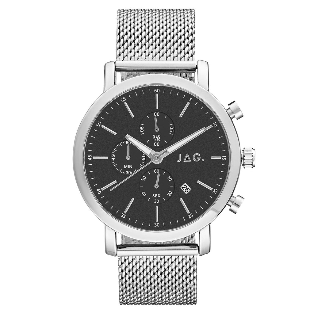 Jag Cabarita Stainless Steel Silver-Tone Chronograph Watch J