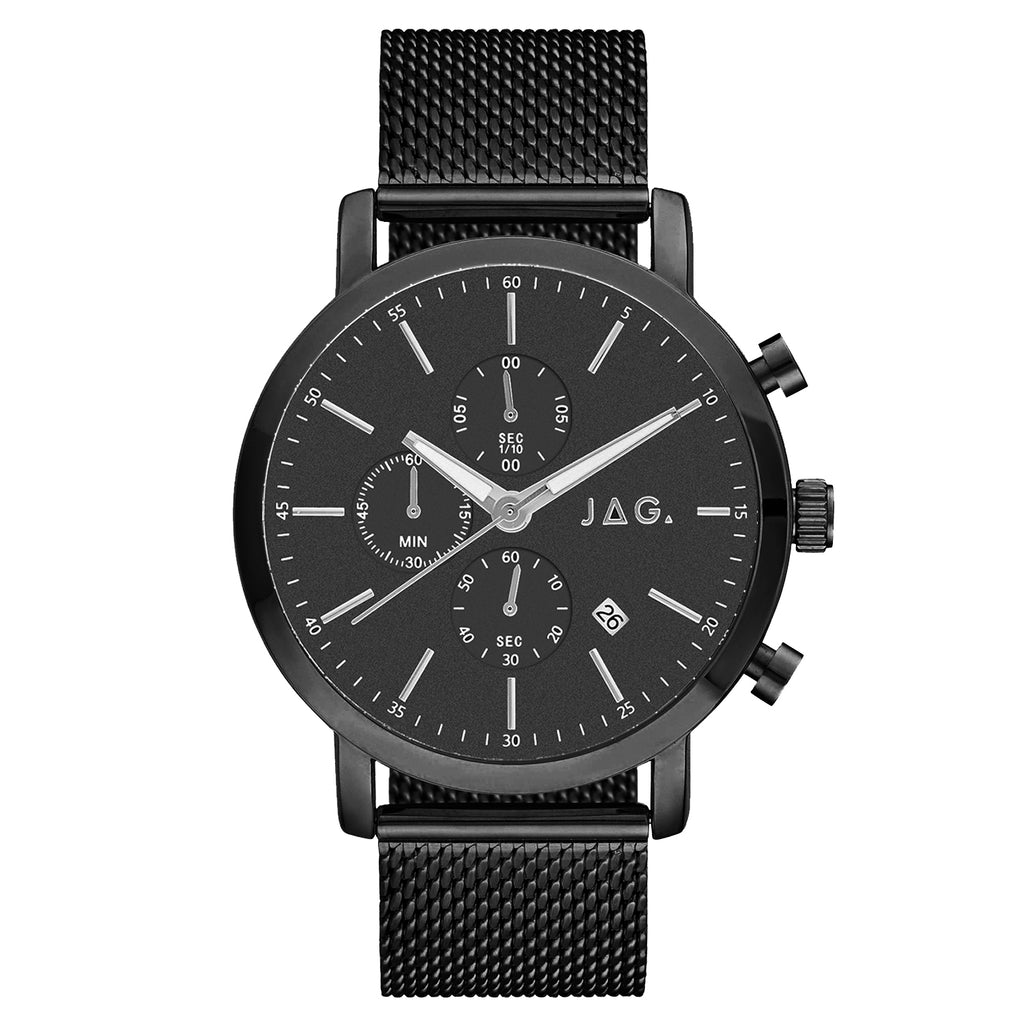 Jag Chronograph Cabarita Black Stainless Steel Watch J2832A