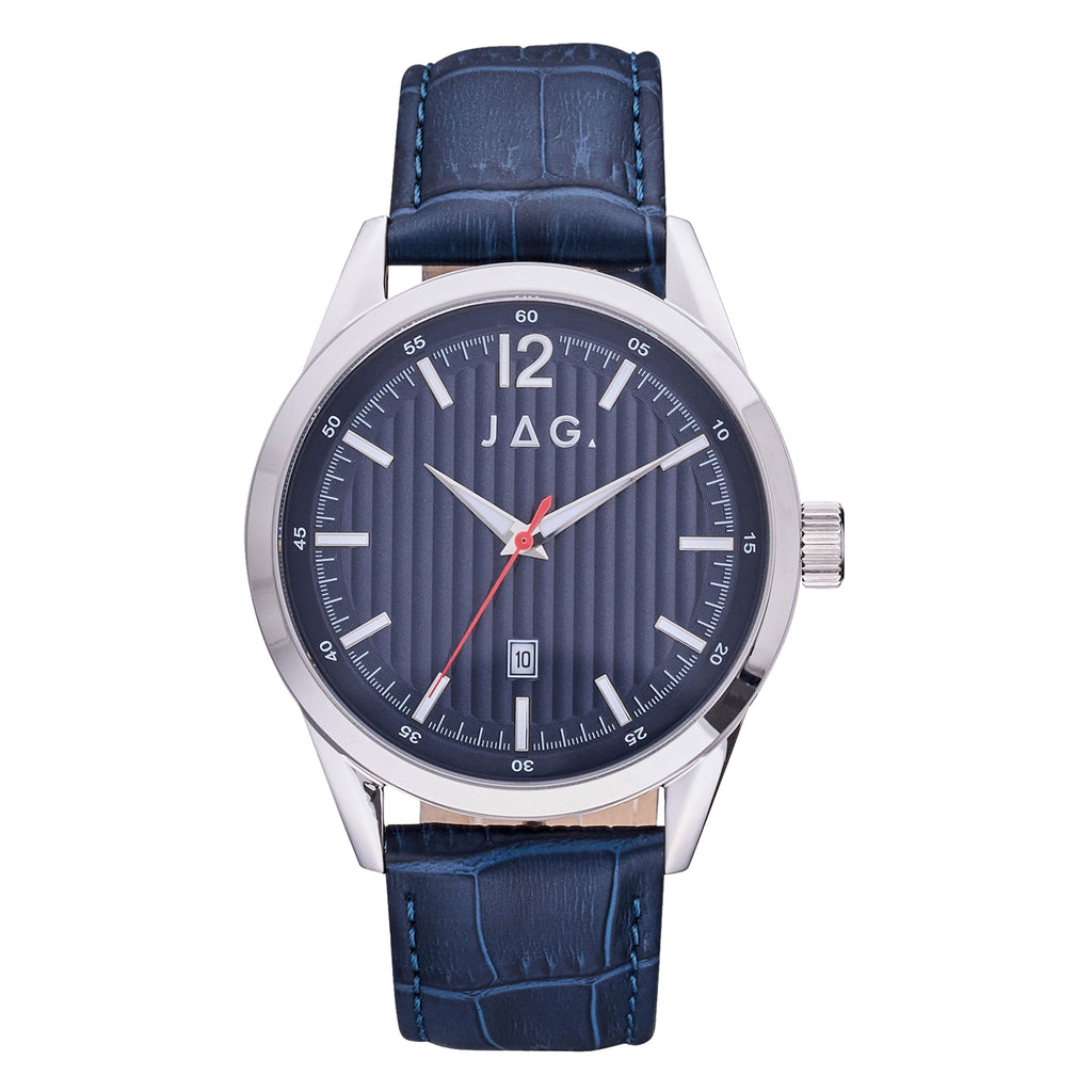 Jag Colo Blue Leather Watch J2834