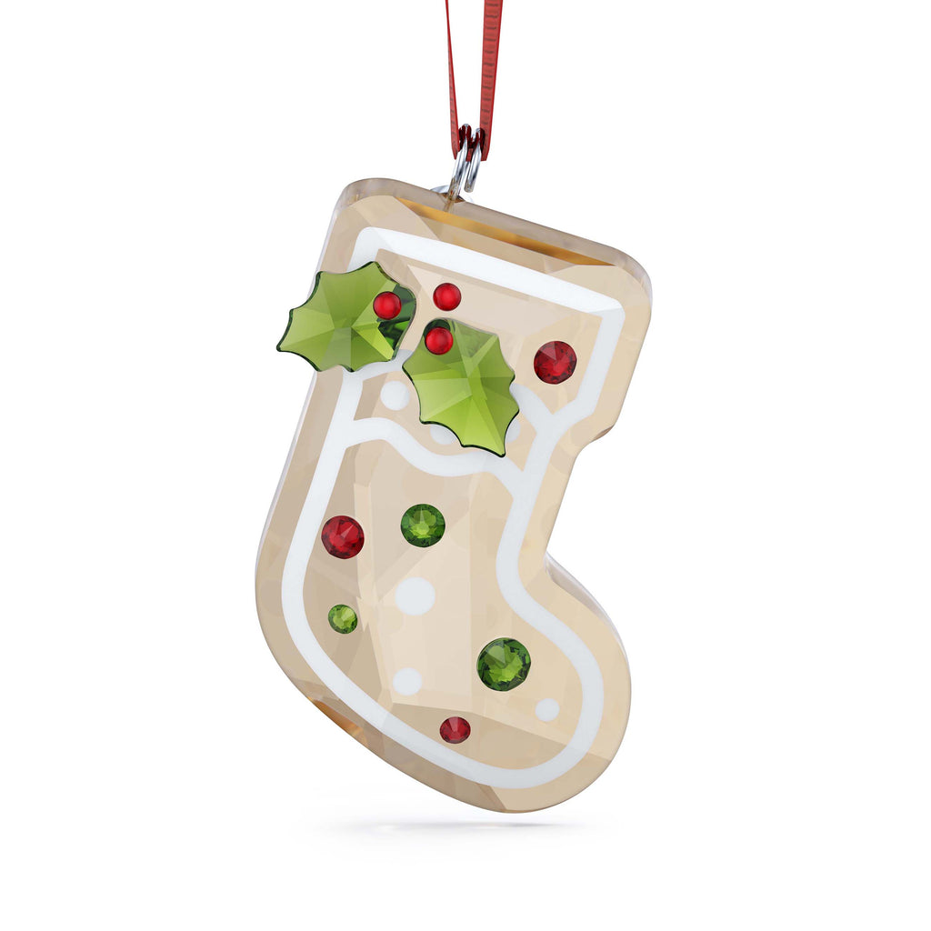 Swarovski Holiday Cheers Gingerbread Stocking Ornament 56815