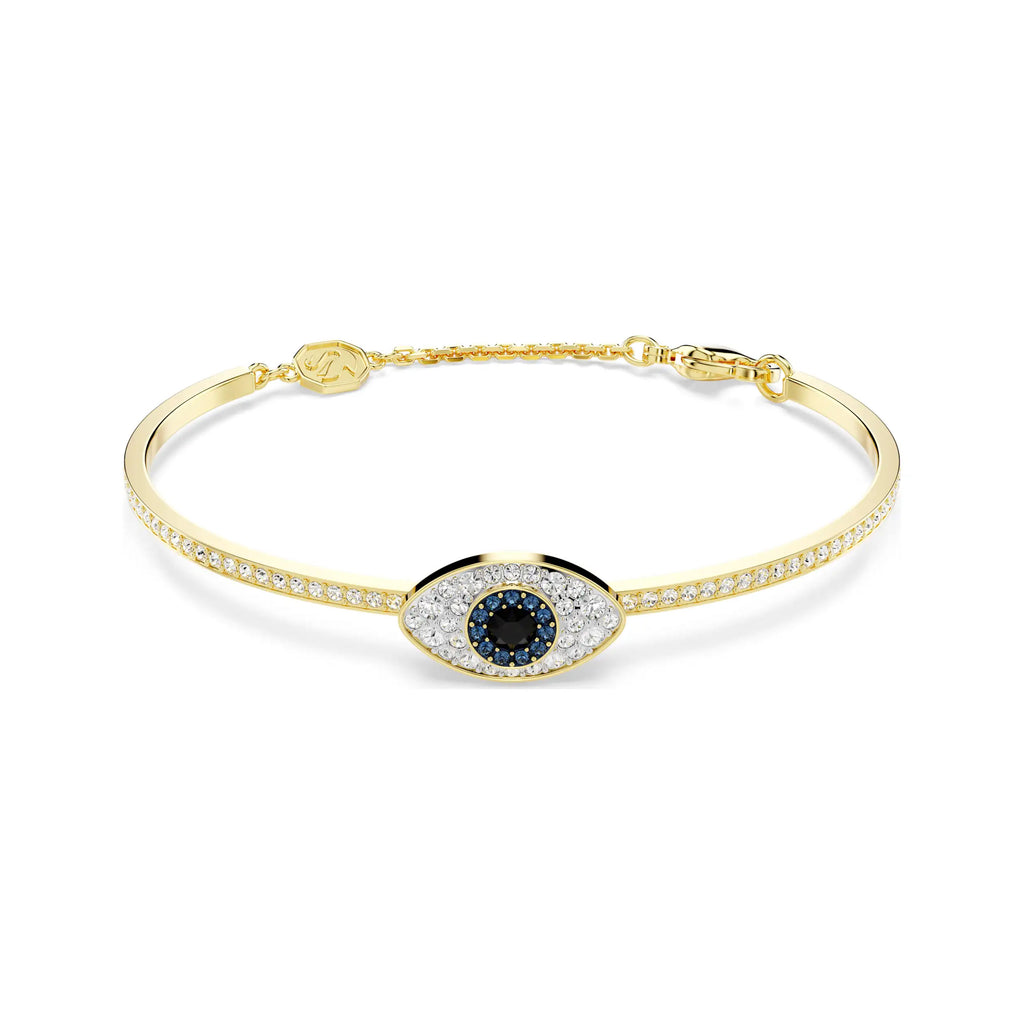 Swarovski Symbolica Gold Tone Evil Eye Crystal Bangle 569217