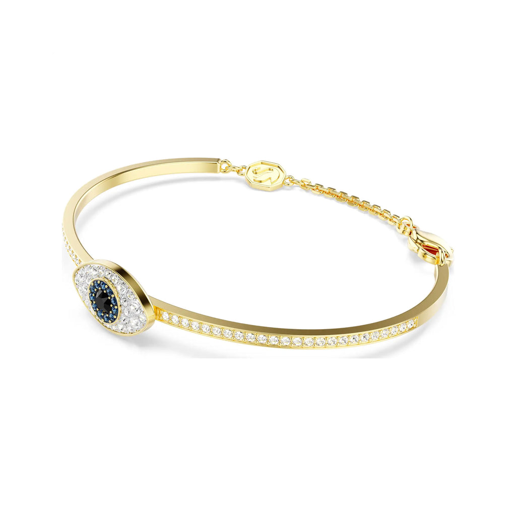 Swarovski Symbolica Gold Tone Evil Eye Crystal Bangle 569217