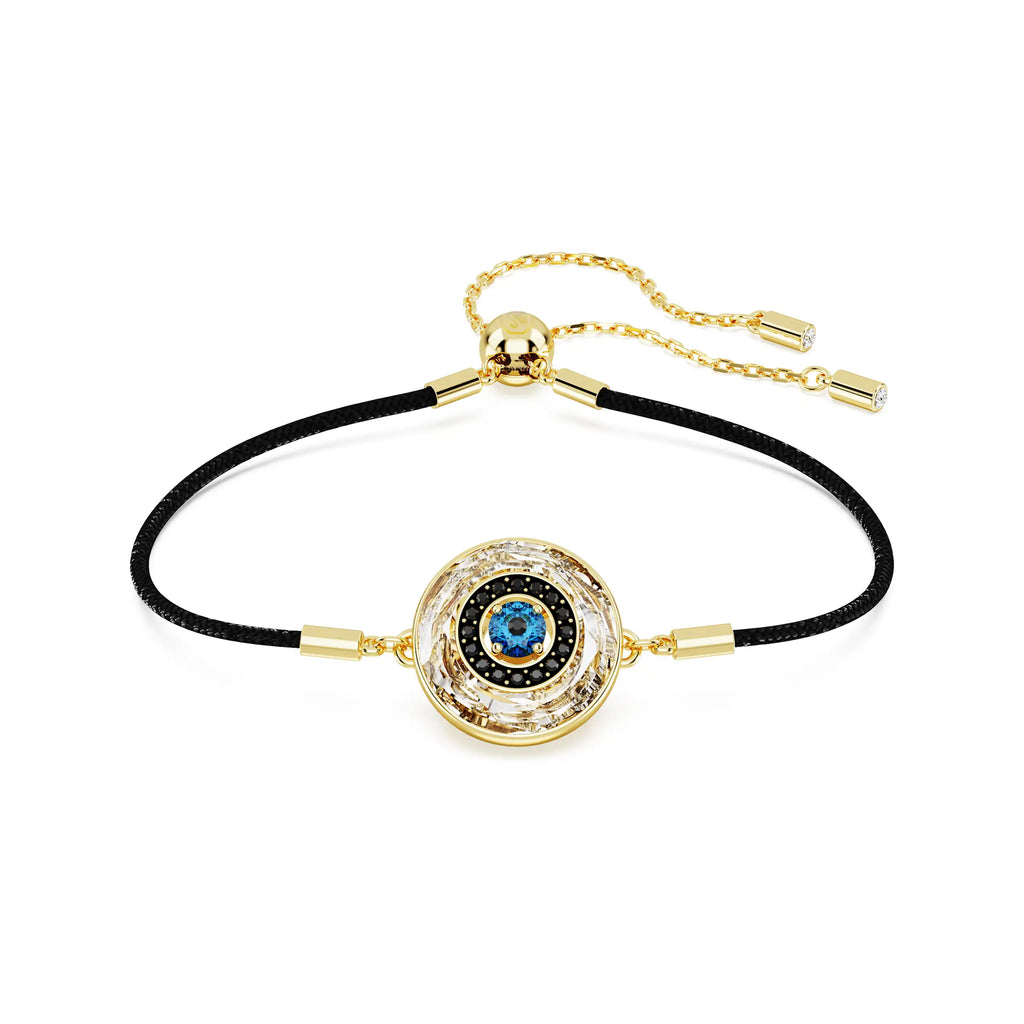 Swarovski Symbolica Evil Eye Black Cord Crystal Bracelet 569