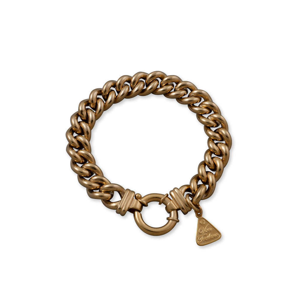 Von Treskow Gold Plated Small Mama Bracelet YGM02