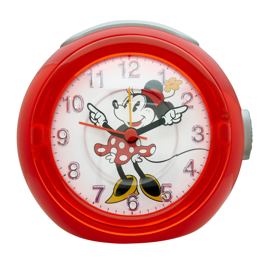 Disney Minnie Mouse Red Musical Alarm Clock