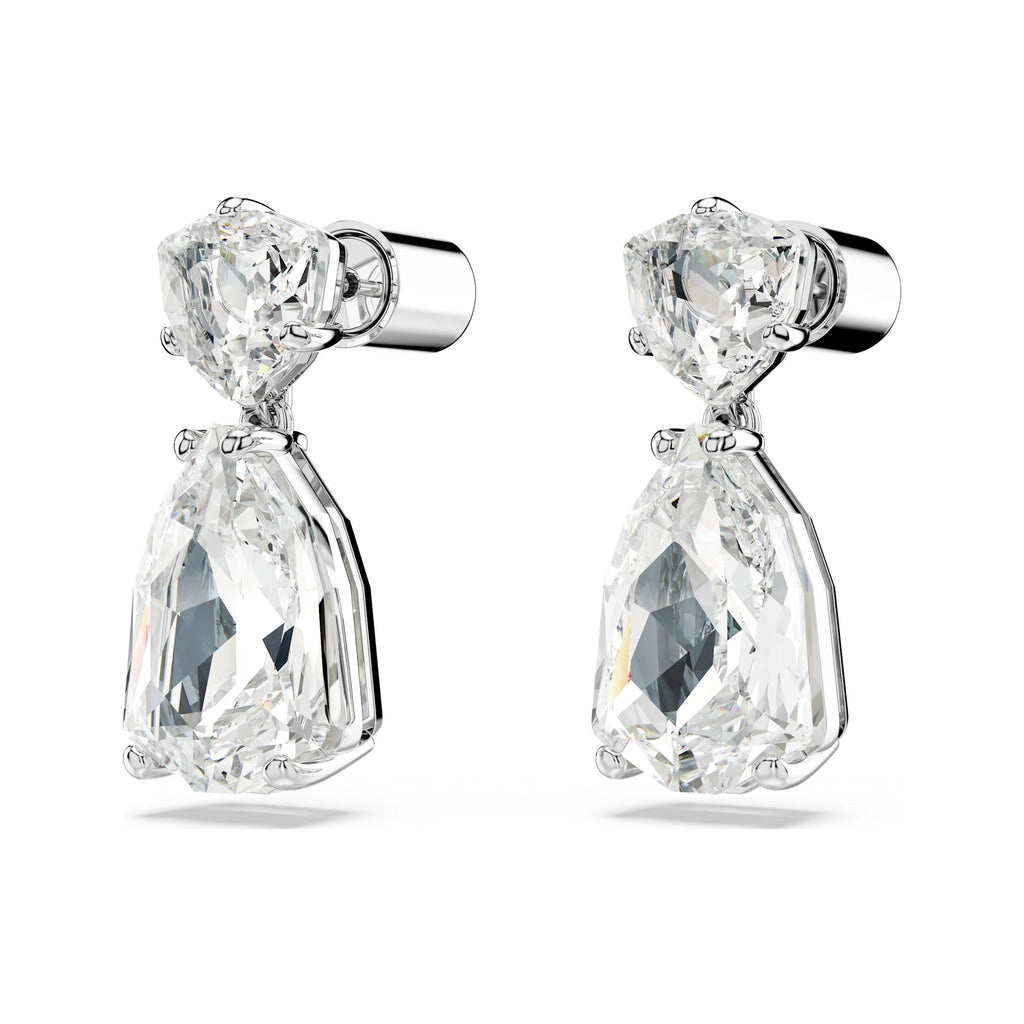 Swarovski Mesmera Pear Shaped Crystal Drop Stud Earrings 566