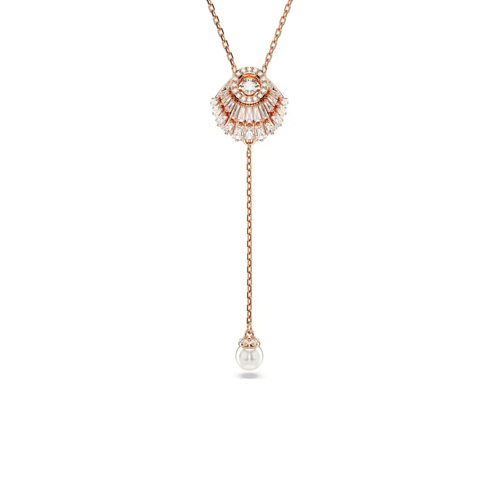 Swarovski Idyllia Rose Tone Pink Crystal 'Y' Necklet 5680299