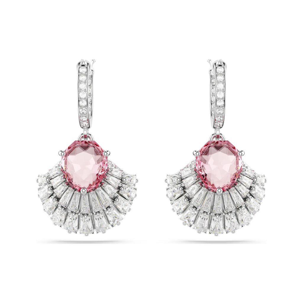 Swarovski Idyllia Shell Pink Crystal Drop Earrings 5680295