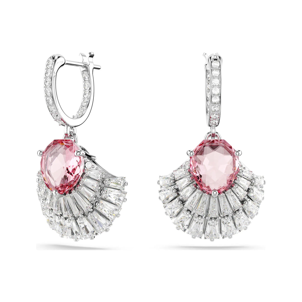 Swarovski Idyllia Shell Pink Crystal Drop Earrings 5680295