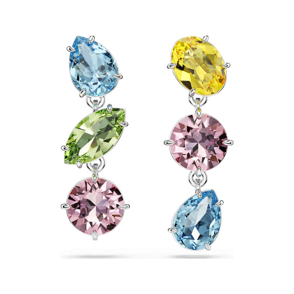 Swarovski Gema Multi-Coloured Drop Stud Earrings 5692406