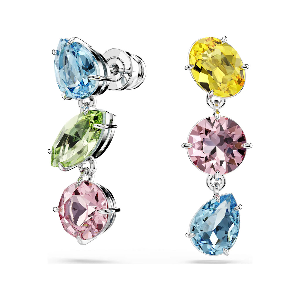 Swarovski Gema Multi-Coloured Drop Stud Earrings 5692406