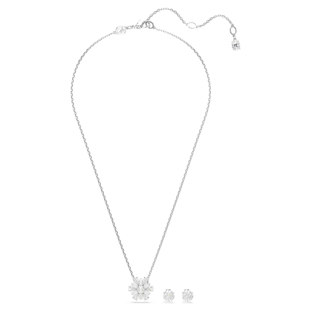 Swarovski Idyllia Snowflake Crystal Stud & Necklet Set 56914