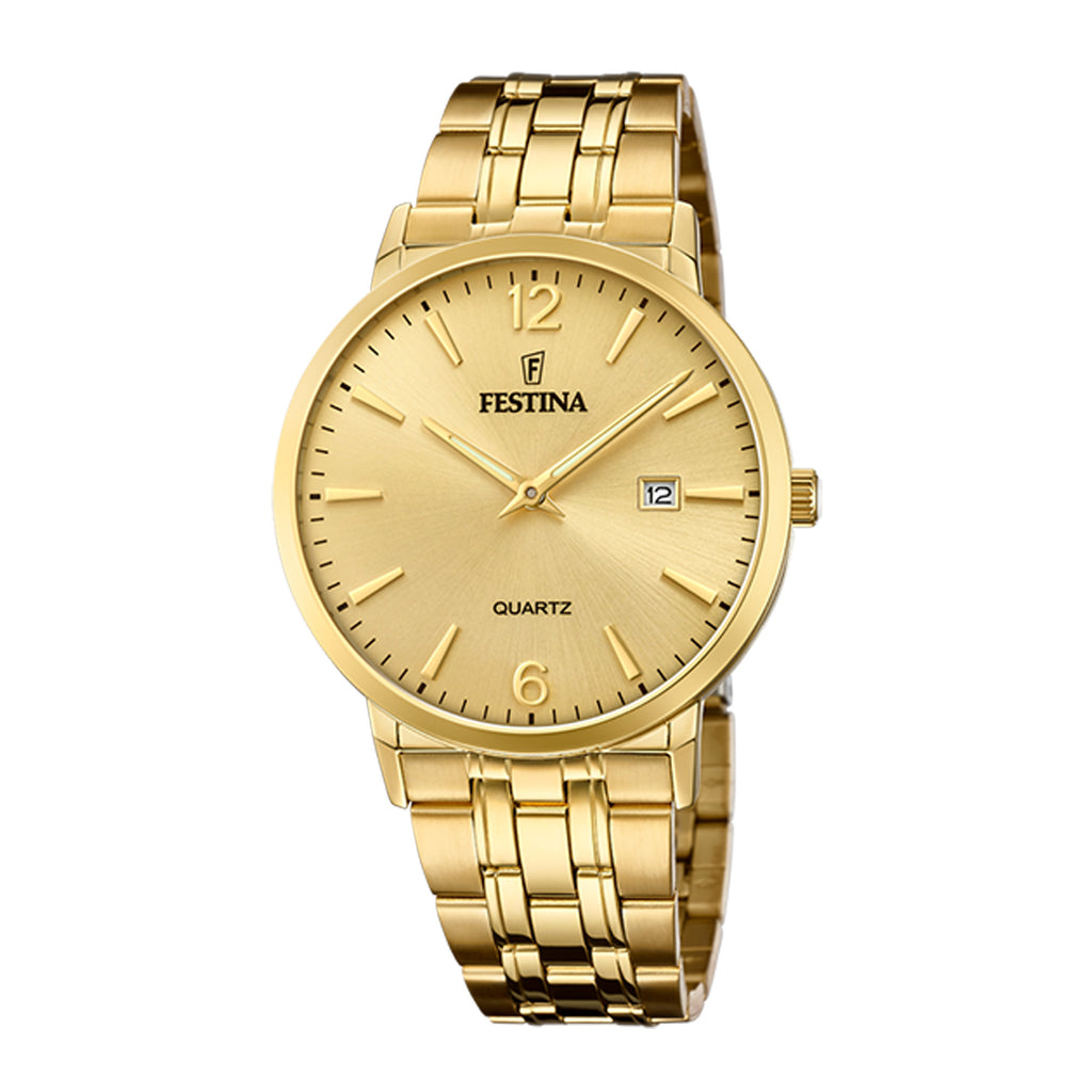 Festina Gold-Tone Stainless Steel Watch F20513-3