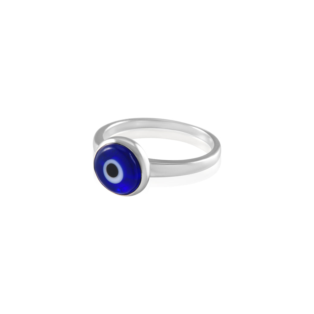 Von Treskow Sterling Silver Evil Eye Ring EYR02