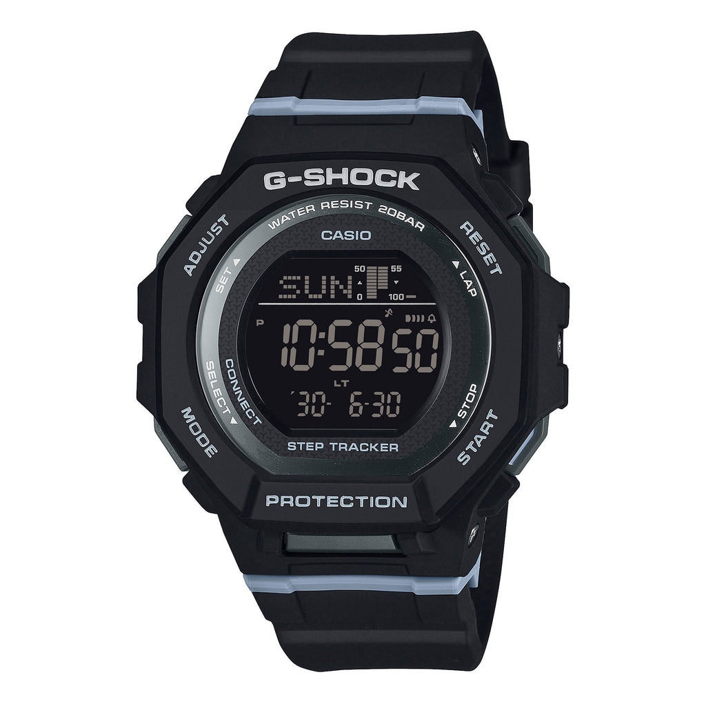 Casio G-Shock Step Tracker Digital Black Watch GMDB300-1D