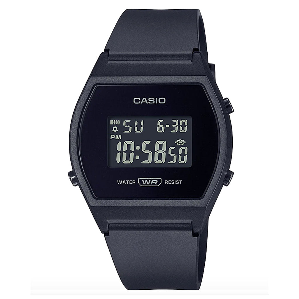 Casio Black Resin Band Digital Watch LW204-1B