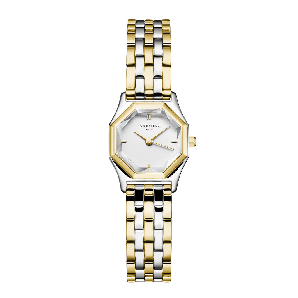 Rosefield Gemme Duotone Octagonal Watch GWSSS-G03