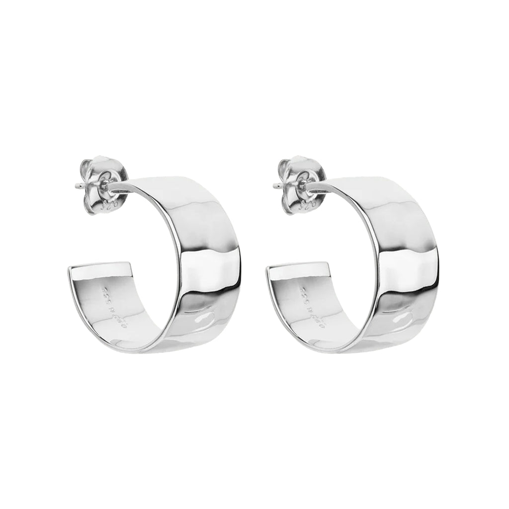 Najo Sterling Silver La Dolce Vita Hoop Earrings E7107