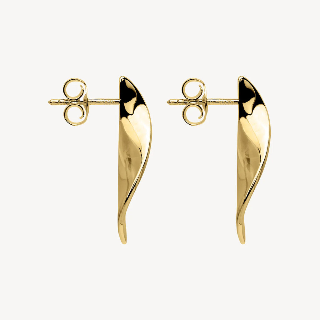 Najo Sterling Silver Gold Tone Ocean Trail Earrings E7183