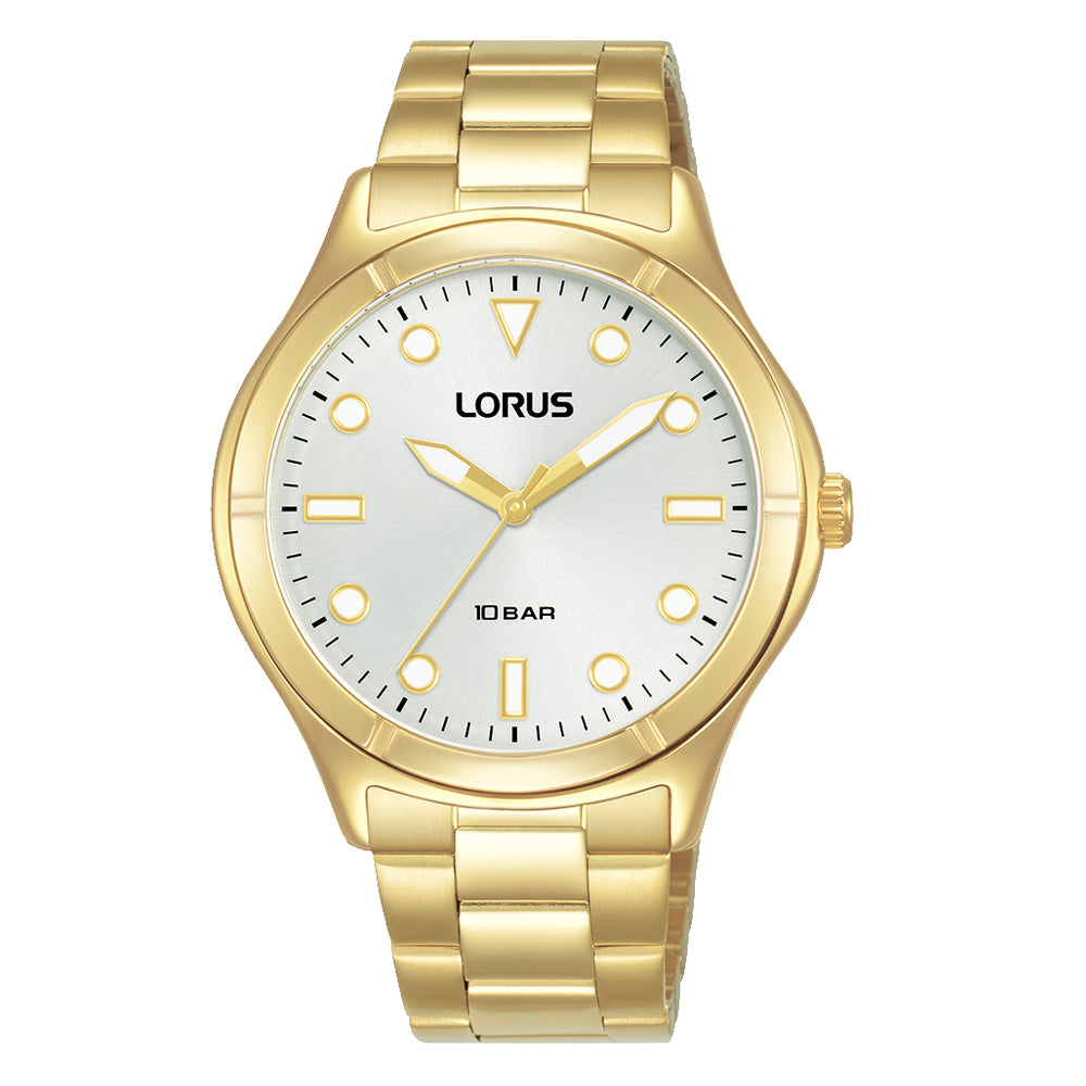 Lorus Sports Gold Tone Analogue Watch RG248VX-9