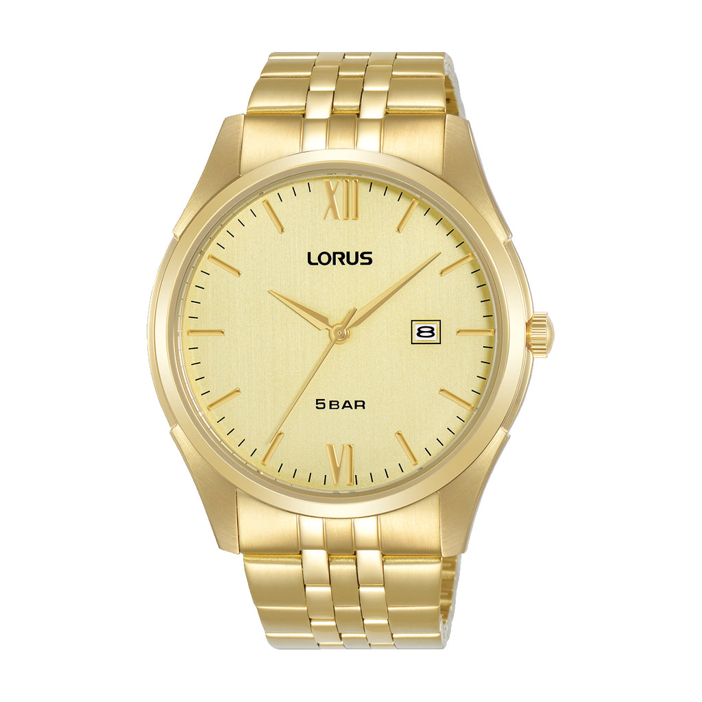 Lorus Gold Tone Analogue Watch RH990PX-9