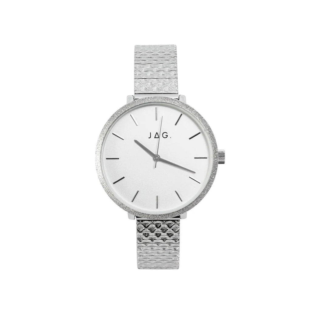 Jag Carmel Analogue Silver-Tone Watch J2749A