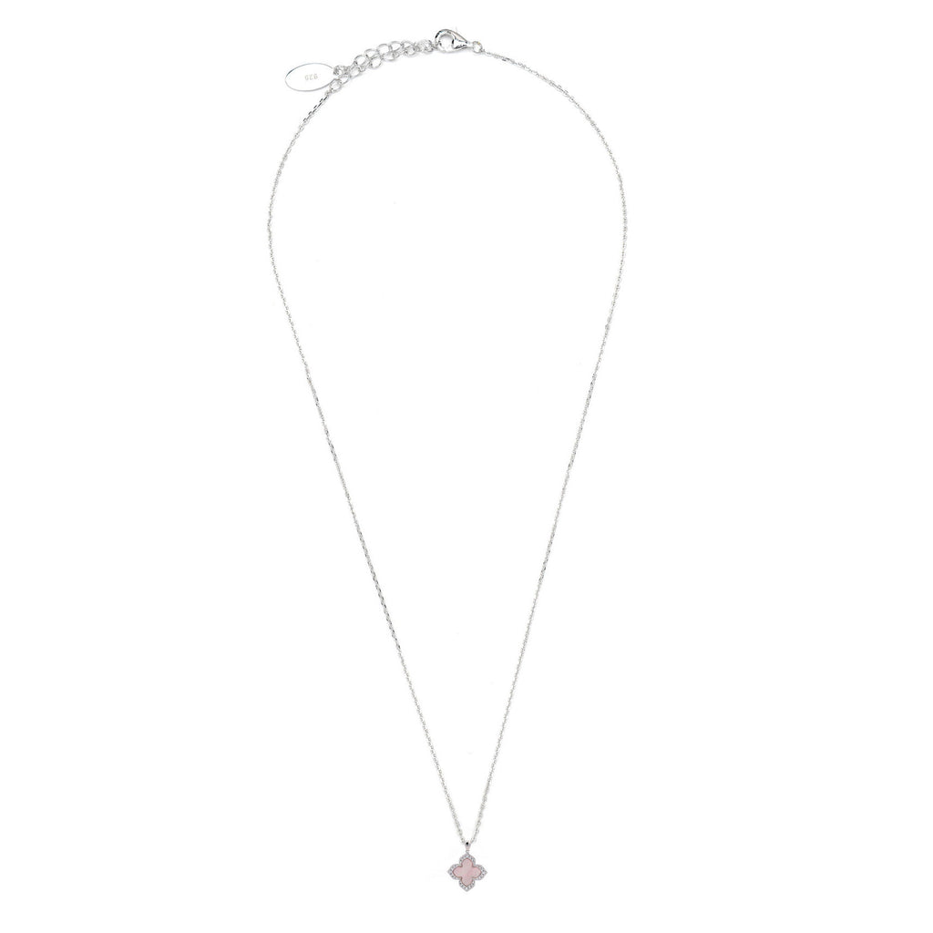 Georgini Sydney Soiree Fairwater Silver Clover MOP Pendant I