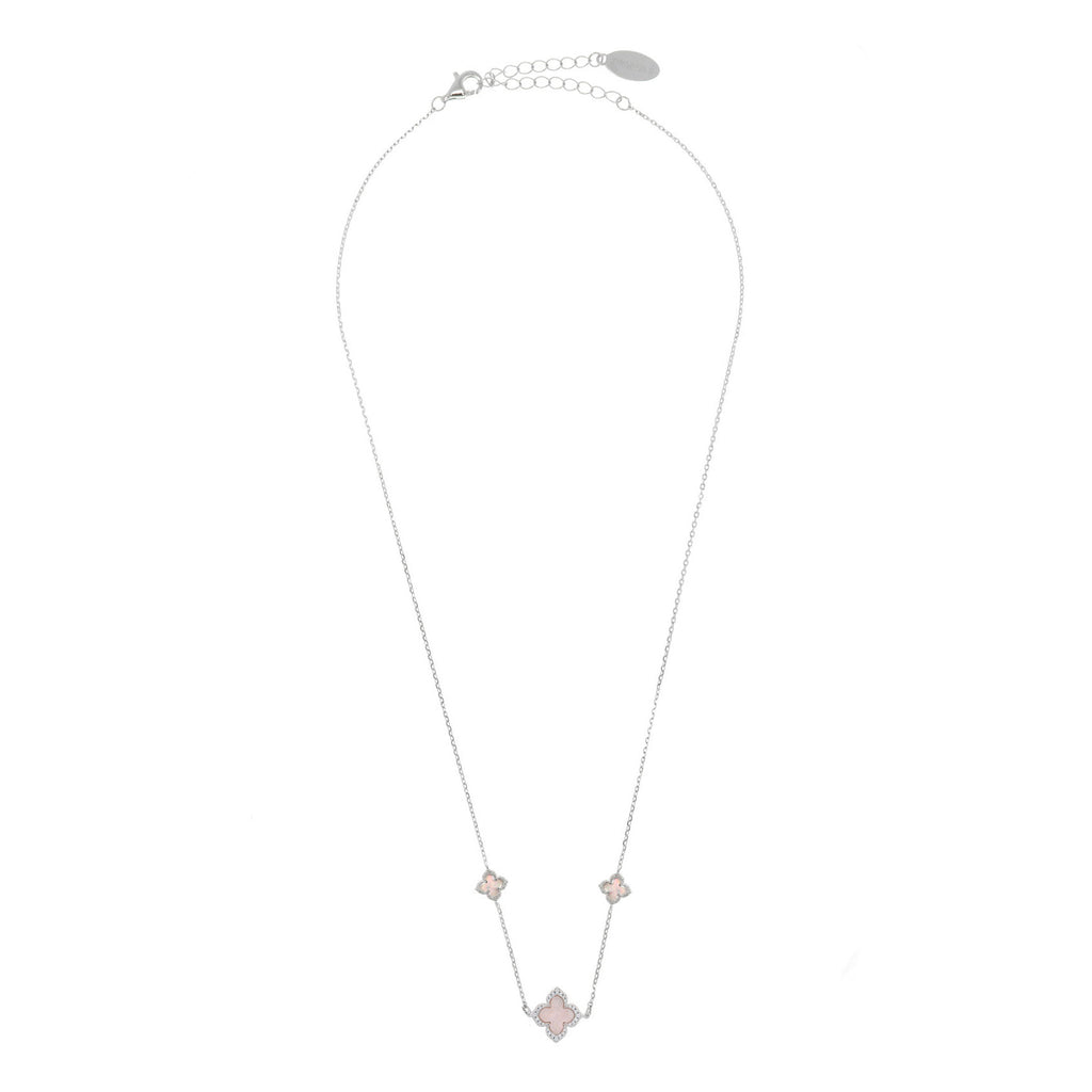 Georgini Sydney Soiree Fairwater Clover MOP Necklet IP1188W