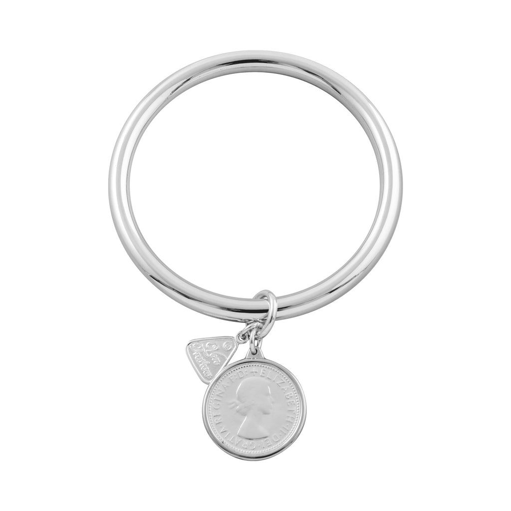 Von Treskow Golf Bangle With Shilling Coin 65mm GB11