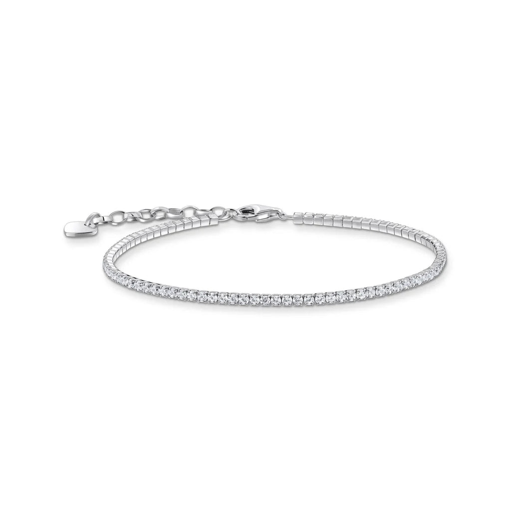 Thomas Sabo Sterling Silver Cubic Zirconia Tennis Bracelet T