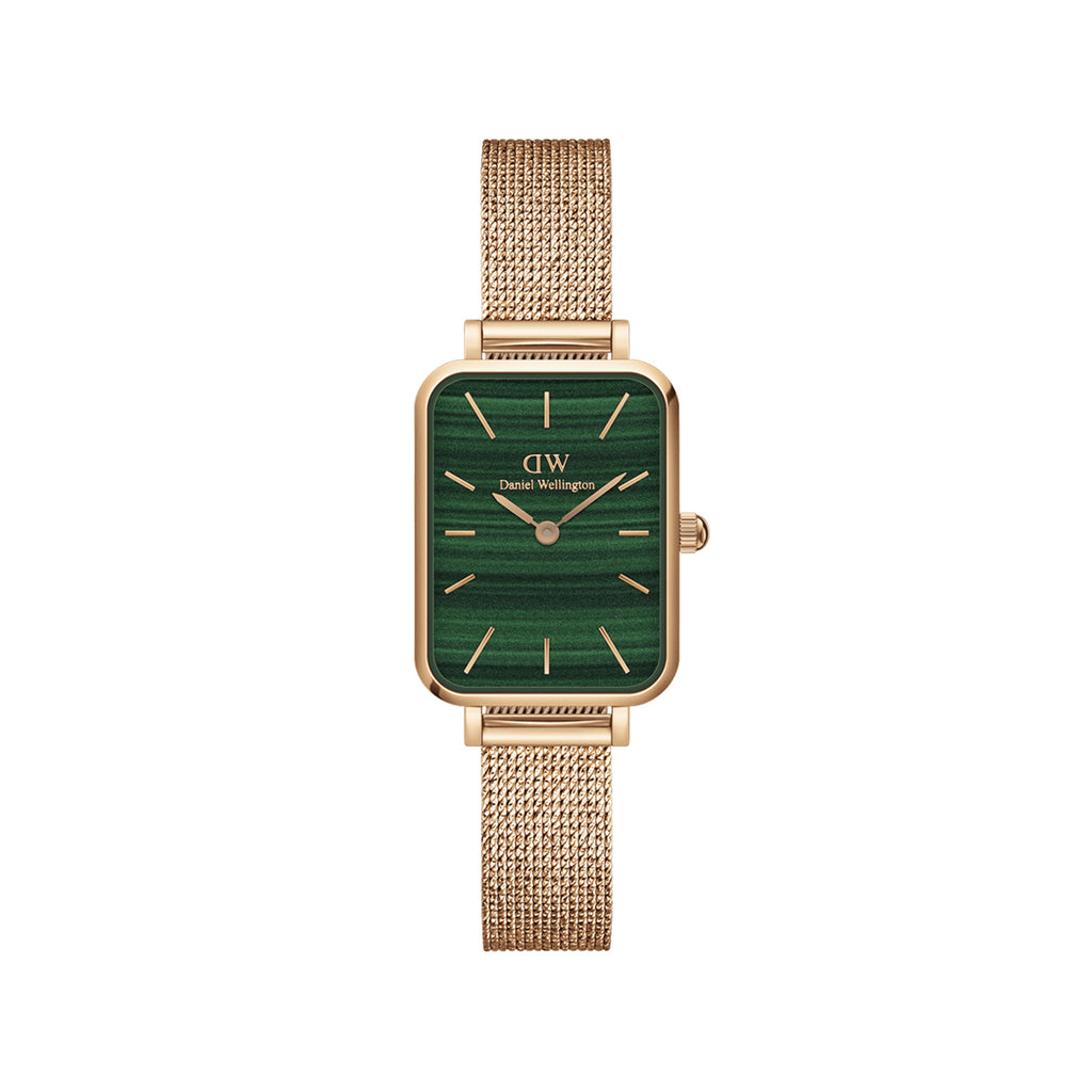 Daniel Wellington Quadro Pressed Melrose Green Dial Watch DW