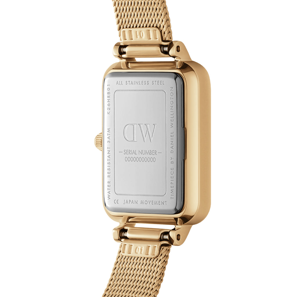 Daniel Wellington Quadro Pressed Unitone Gold Watch DW001004