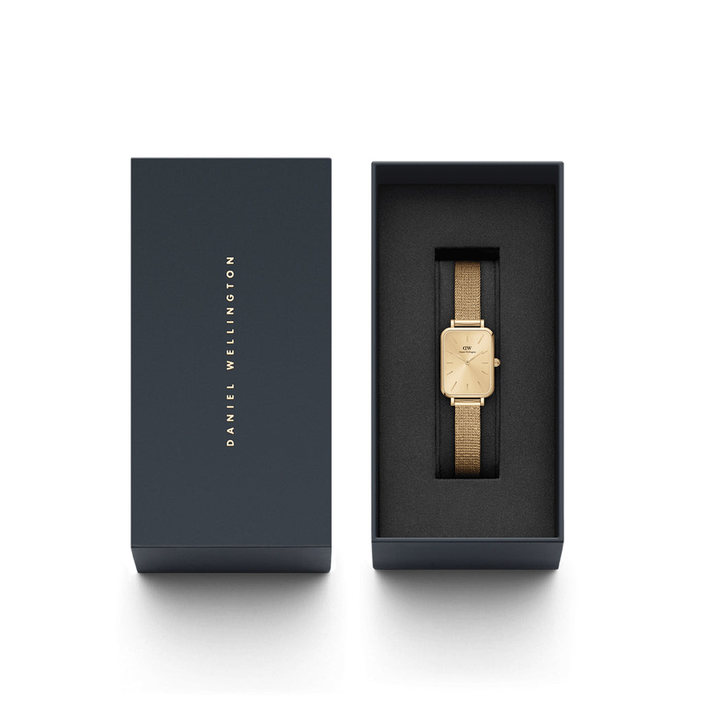 Daniel Wellington Quadro Pressed Unitone Gold Watch DW001004