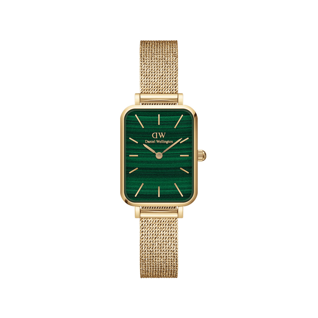 Daniel Wellington Quadro Pressed Evergold Green Dial Watch D