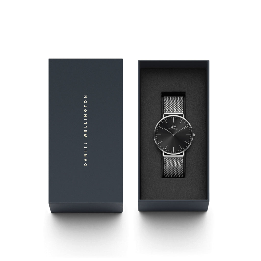 Daniel Wellington Classic Mesh Onyx Watch DW00100629