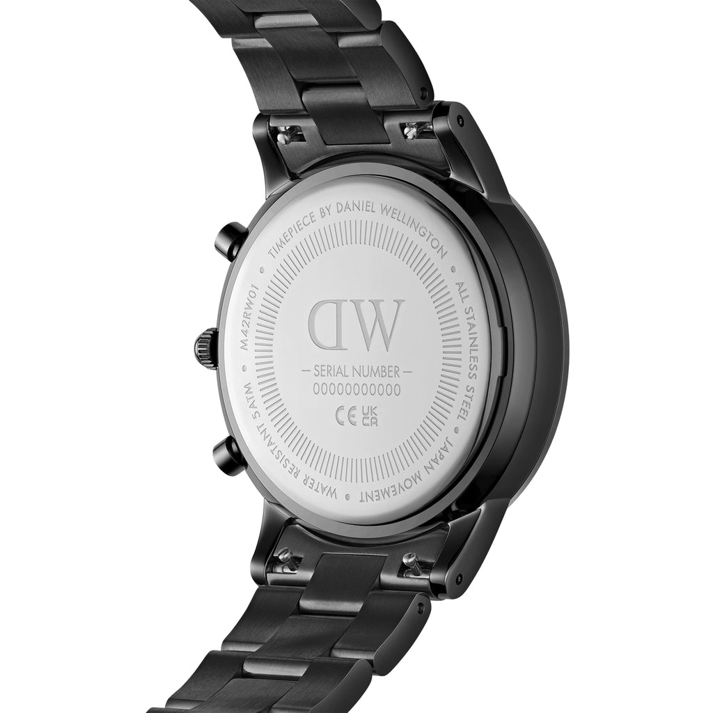 Daniel Wellington Iconic Chronograph Link Onyx S DW00100642