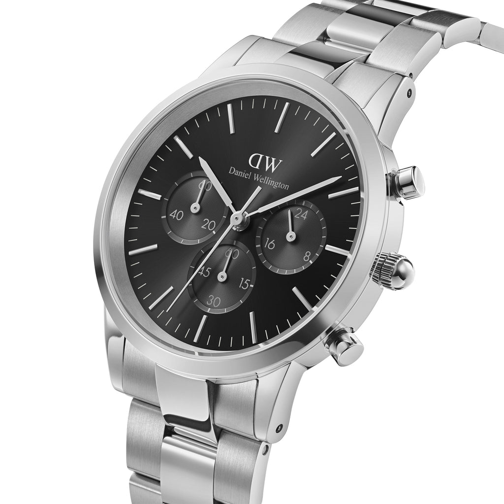 Daniel Wellington Iconic Chronograph Link Onyx S DW00100645