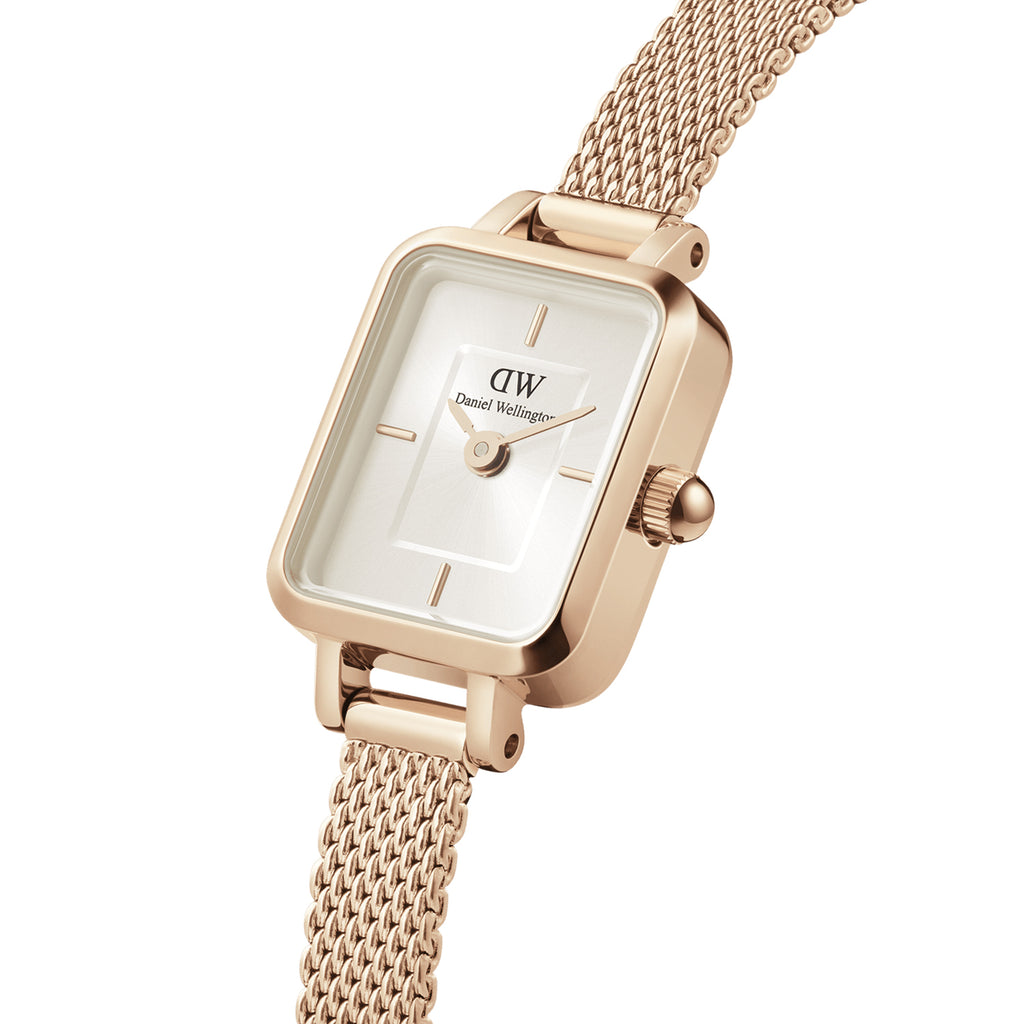 Daniel Wellington Quadro Mini Melrose Champagne Watch DW0010